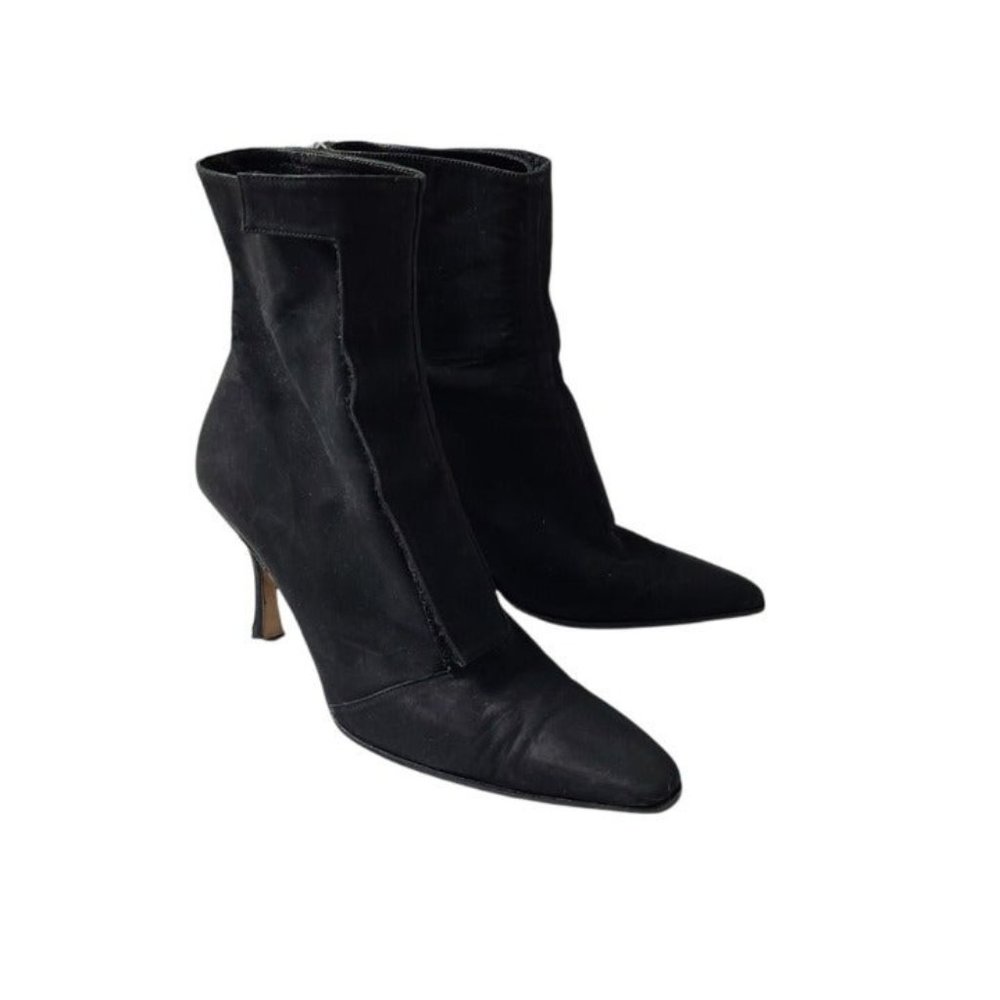 Jimmy Choo Suede Bootie Made in Italy Size 38 - Picture 1 of 12